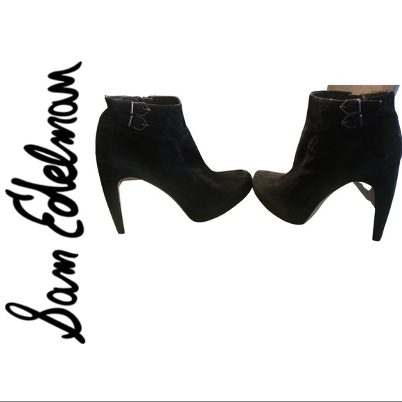 Sam Edelman Suede Booties / Size 10 / 5” platforms - Picture 6 of 13